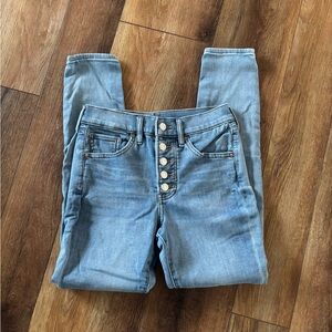 Express Mid Rise Skinny Jeans